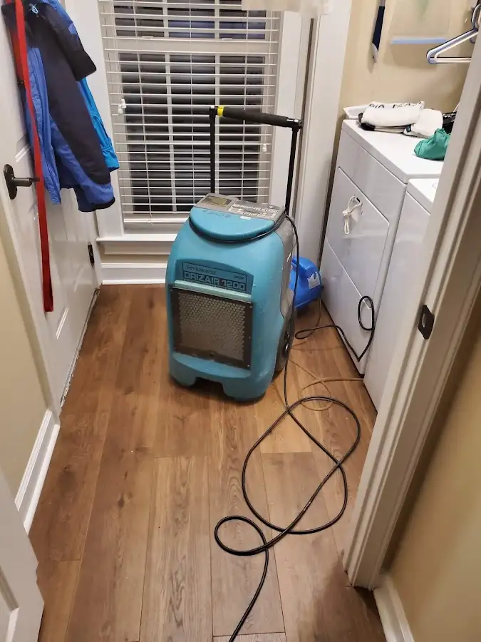 Commercial dehumidifier deployed for Flood Damage Cleanup in Milo